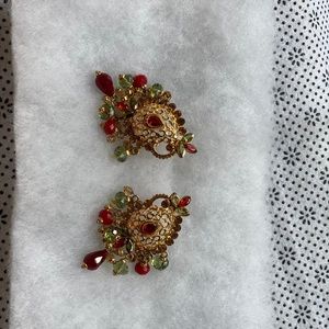 Indian gold plated earrings